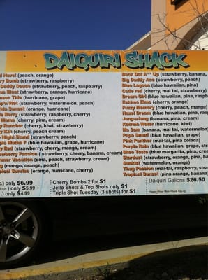 Menu photo 8 Daiquiri Shack Houston, TX Menu photo 8 Daiquiri Shack Houston, TX