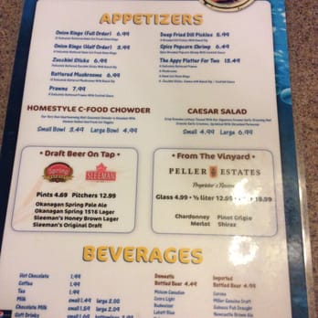 C-Lovers Fish & Chips - C Lovers Menu (Back) - Seafood Near Me - Langley, British Columbia C-Lovers Fish & Chips - C Lovers Menu (Back) - Seafood Near Me - Langley, British Columbia