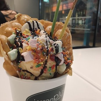 Joy Yee Plus - rainbow road bubble waffle - Japanese Near Me - Chicago, Illinois Joy Yee Plus - rainbow road bubble waffle - Japanese Near Me - Chicago, Illinois