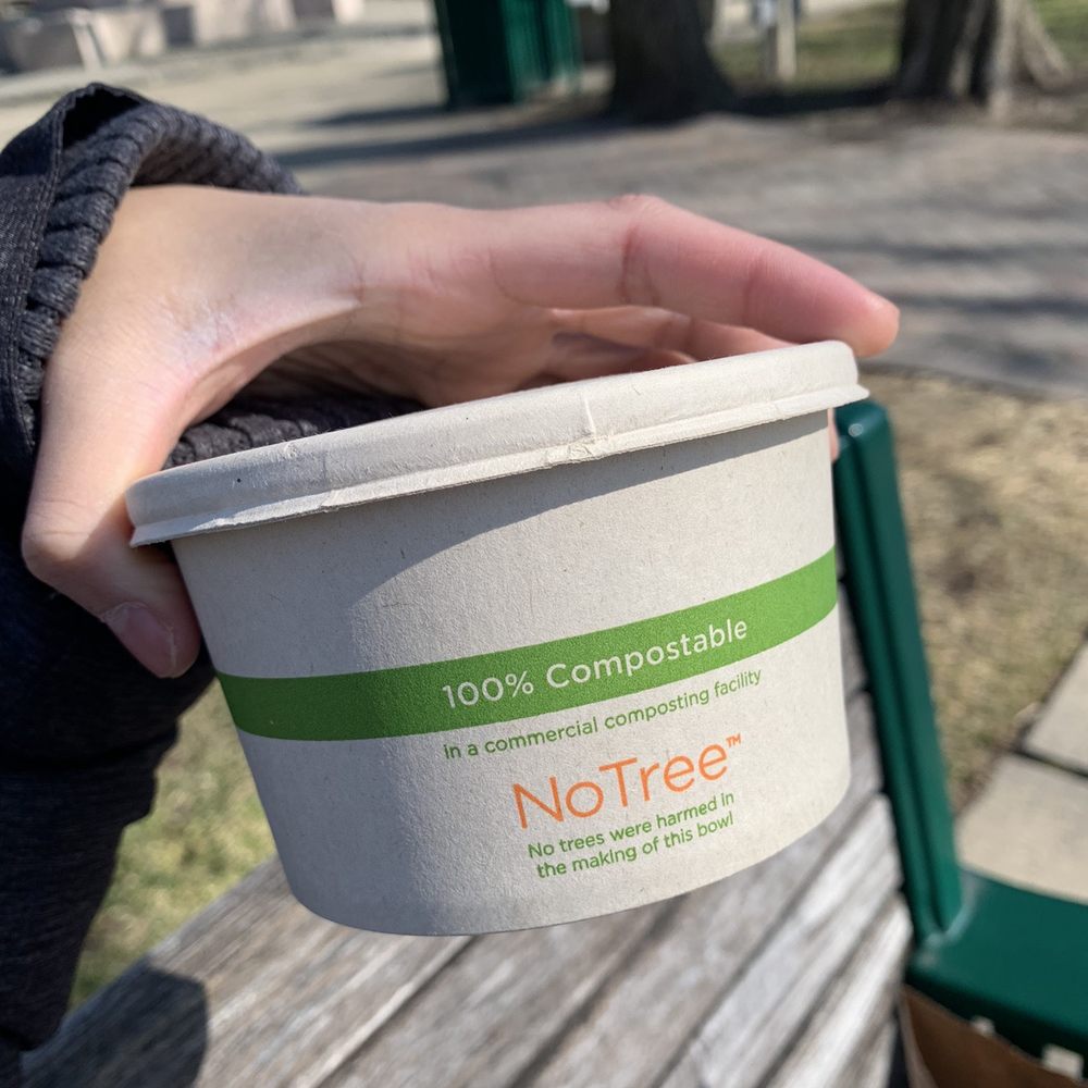 Charim - Side of rice for $3.50 Def one for the green team with this in a compostable container - Korean Near Me - Fort Lee, New Jersey Charim - Side of rice for $3.50 Def one for the green team with this in a compostable container - Korean Near Me - Fort Lee, New Jersey