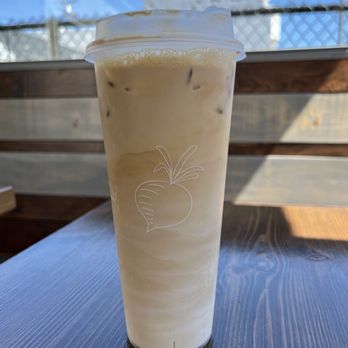 Rabano - Iced Latte - New American Near Me - Santa Monica, California