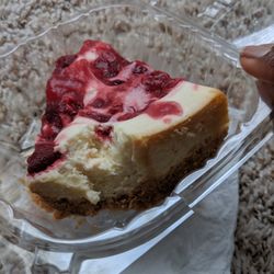 Great Bakes Cheesecakes - Strawberry with compote cheesecake (slightly eaten)