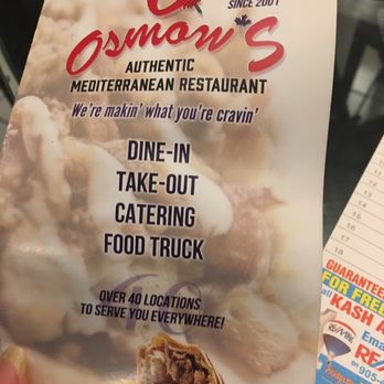 Osmow's Shawarma - Mediterranean Near Me - Brampton, Ontario