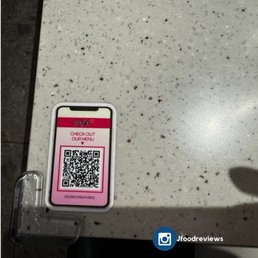 QR code to see menu QR code to see menu