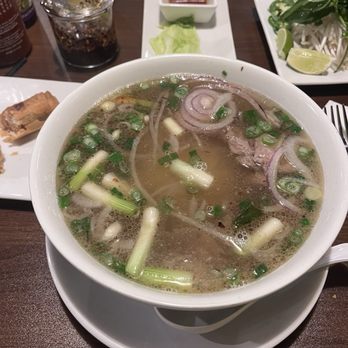 Pho Viet - Pho with seared eye of round and garlic - Vietnamese Near Me - Ashland, Virginia
