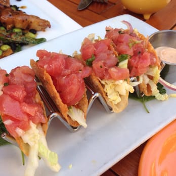 The Bootlegger Bar - Ahi Tacos - love these! - American Near Me - Newport Beach, California The Bootlegger Bar - Ahi Tacos - love these! - American Near Me - Newport Beach, California