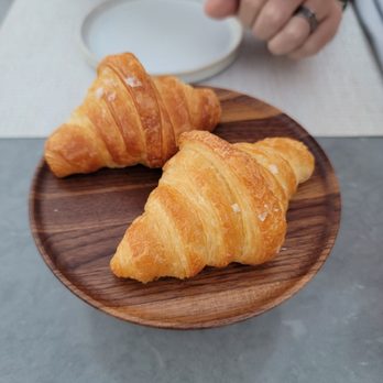 Ember & Rye - Garlic croissants for bread service - Seafood Near Me - Carlsbad, California