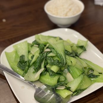 Old Shanghai Soup Dumpling - Sauteed Baby Bok Choy with Garlic - Shanghainese Near Me - Palisades Park, New Jersey