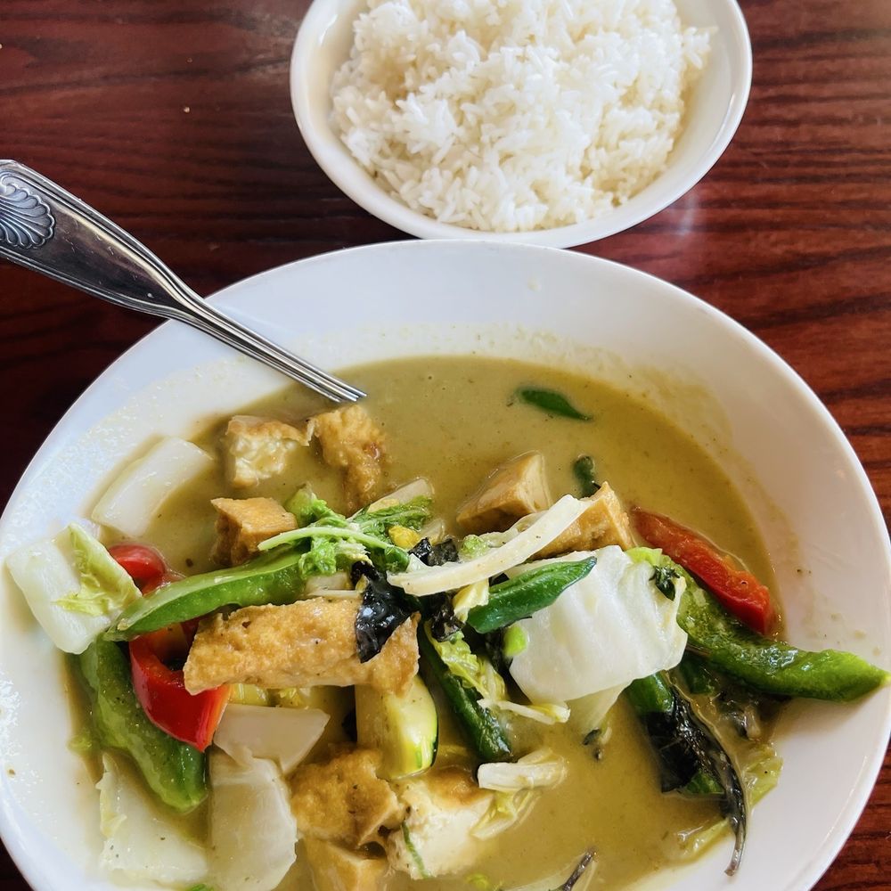 Green Curry with tofu Green Curry with tofu