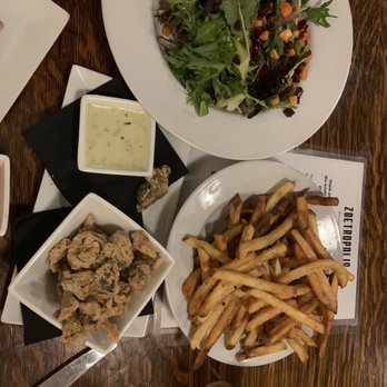 Zoetropolis Cinema Stillhouse - 1/2 plate fries, full salad, mushroom app w/ IPA & Rose - Dinner Theater Near Me - Lancaster, Pennsylvania Zoetropolis Cinema Stillhouse - 1/2 plate fries, full salad, mushroom app w/ IPA & Rose - Dinner Theater Near Me - Lancaster, Pennsylvania