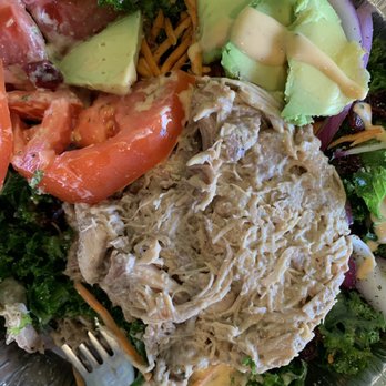 More Than Java Café - Kale salad topped with Jerk chicken - Juice Bars & Smoothies Near Me - Savage, Maryland More Than Java Café - Kale salad topped with Jerk chicken - Juice Bars & Smoothies Near Me - Savage, Maryland
