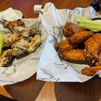 Harry Buffalo - Jumbo Wings and Fries opted for the garlic Buffalo parm and the Cajun ranch. Both were excellent! - American Near Me - North Olmsted, Ohio