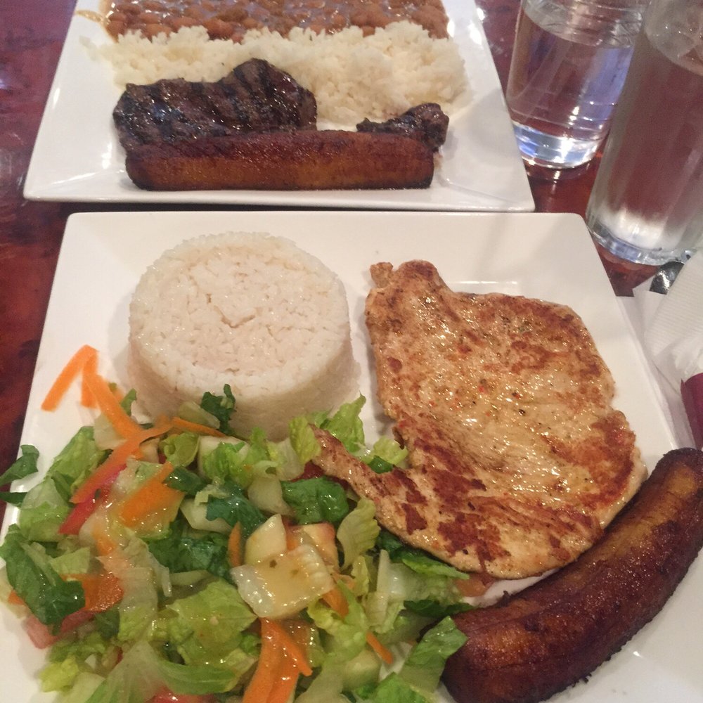 Grilled chicken lunch special & kids bandejita. All of this food for 13$!!!! Grilled chicken lunch special & kids bandejita. All of this food for 13$!!!!