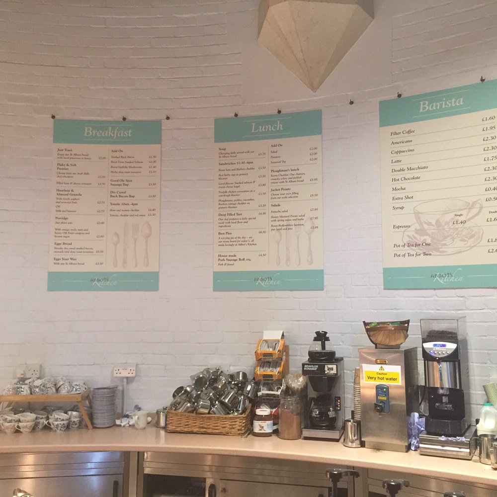 Abbot's Kitchen - Menu - Cafes Near Me - St Albans, ABE Abbot's Kitchen - Menu - Cafes Near Me - St Albans, ABE