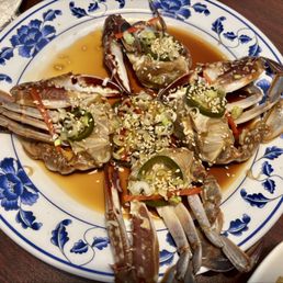 Soy Marinated Crab