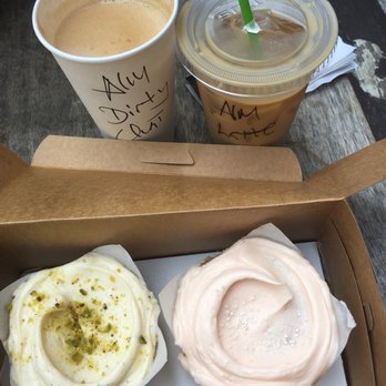 Baked & Wired - Pistachio and Strawberry Cupcakes - Bakeries Near Me - Washington, DC, District of Columbia