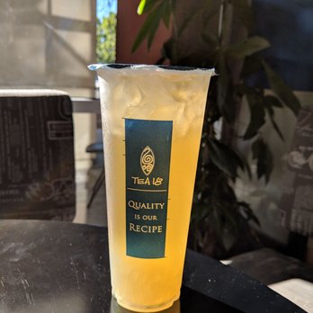 Tea 18 - White peach oolong tea with lychee jelly - Bubble Tea Near Me - Sacramento, California Tea 18 - White peach oolong tea with lychee jelly - Bubble Tea Near Me - Sacramento, California