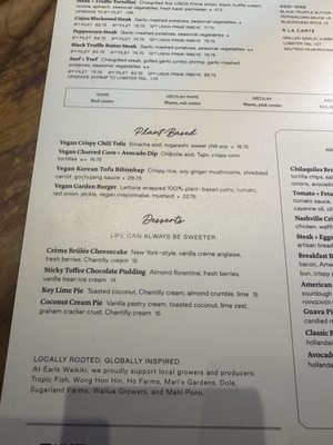 Menu photo 2 Earls Kitchen + Bar Honolulu, HI Menu photo 2 Earls Kitchen + Bar Honolulu, HI