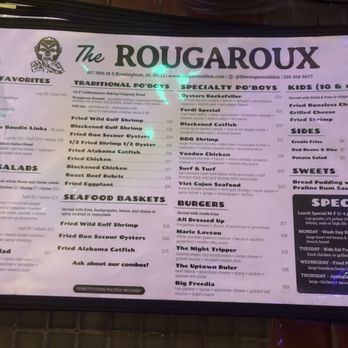 The Rougaroux - Cajun/Creole Near Me - Birmingham, Alabama The Rougaroux - Cajun/Creole Near Me - Birmingham, Alabama