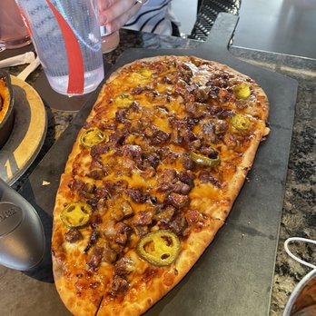 Topgolf - Brisket pizza - Golf Near Me - Columbus, Ohio