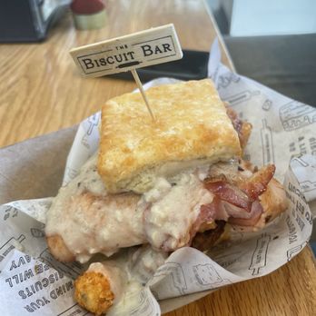The Biscuit Bar - The Rough Night Biscuit - Breakfast & Brunch Near Me - Arlington, Texas The Biscuit Bar - The Rough Night Biscuit - Breakfast & Brunch Near Me - Arlington, Texas