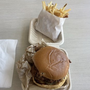 Kindred Seoul - KFC Sando and regular French fries - Korean Near Me - Sacramento, California Kindred Seoul - KFC Sando and regular French fries - Korean Near Me - Sacramento, California