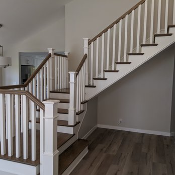 Contour Stairs - Completed Stairs - General Contractors Near Me
