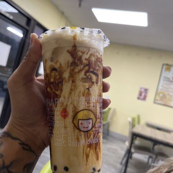 Happy Lemon - Okinawa roasted milk tea w/Boba - Coffee & Tea Near Me - Fresno, California Happy Lemon - Okinawa roasted milk tea w/Boba - Coffee & Tea Near Me - Fresno, California