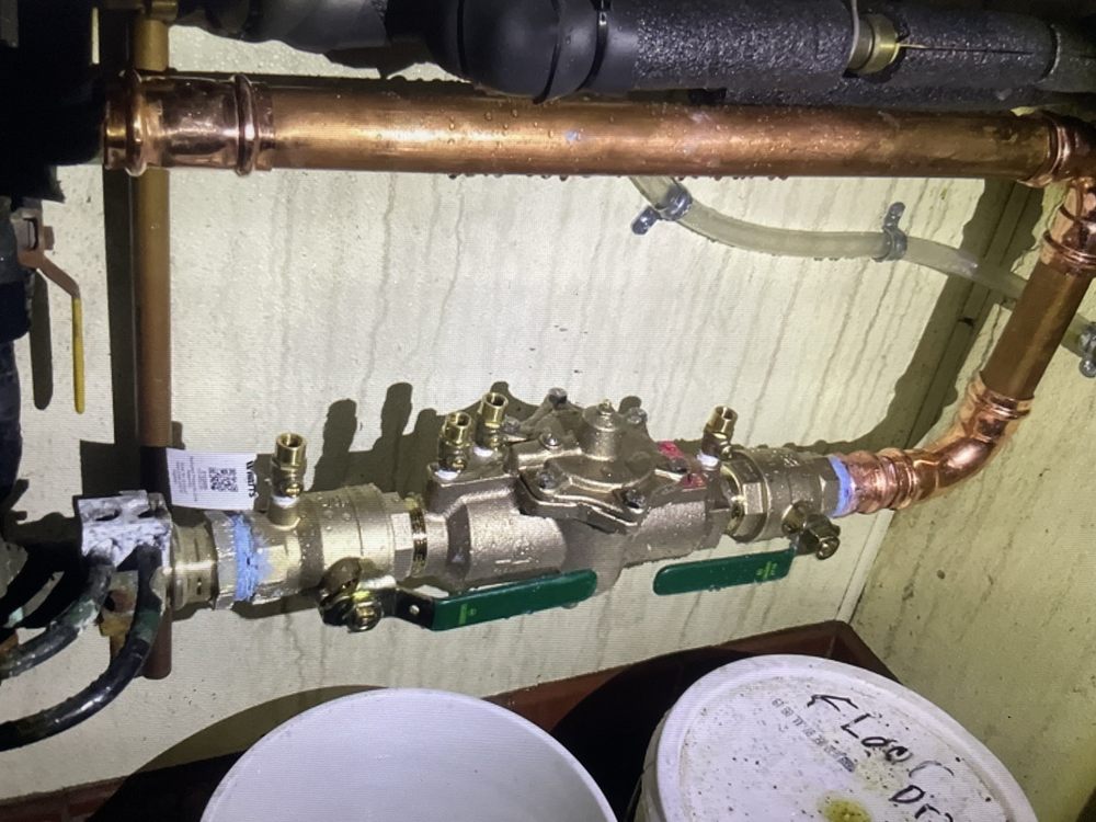 Slide of Preventative Backflow