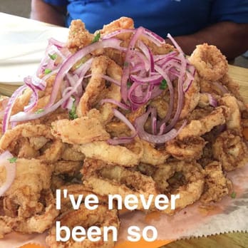 El Tiburon - The Calamari order, def big enough to share with more than a couple of people. - Seafood Near Me - Ft Lauderdale, Florida