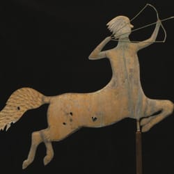 Fairfield Auction - Centaur weathervane, sold $253,000