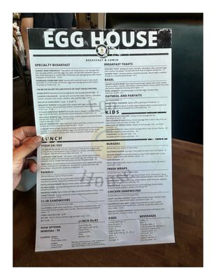Menu photo 5 Egg House Lombard, IL