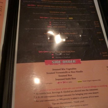 Sweet Ginger - menu - Asian Fusion Near Me - Vienna, Virginia Sweet Ginger - menu - Asian Fusion Near Me - Vienna, Virginia