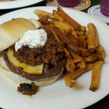 The Bad Apple - Fire Alarm w/ truffle fries! - Burgers Near Me - Chicago, Illinois The Bad Apple - Fire Alarm w/ truffle fries! - Burgers Near Me - Chicago, Illinois