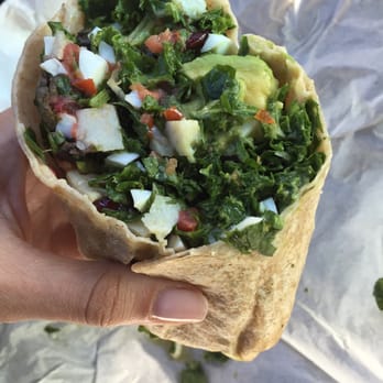 Chop Stop - Spinach, kale, dried cranberries, avocado, turkey, egg whites in a wrap - Salad Near Me - Burbank, California Chop Stop - Spinach, kale, dried cranberries, avocado, turkey, egg whites in a wrap - Salad Near Me - Burbank, California