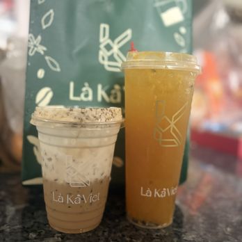 La Ka Viet - Cold foam-truffle coffee  Passion fruit tea - Desserts Near Me - Westminster, California