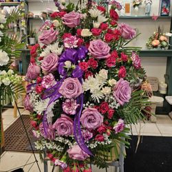Moring's Flowers & Gifts - A standing easel