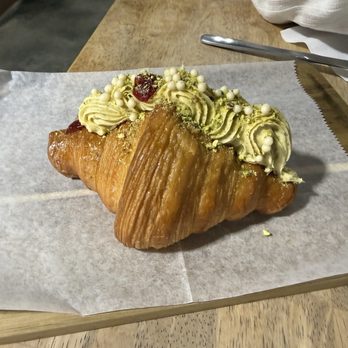 Miss Cruffin - Pistachio/Raspberry Croissant - Bakeries Near Me - Jacksonville, Florida