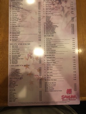 Menu photo 7 Sakura Japanese Restaurant Germantown, TN Menu photo 7 Sakura Japanese Restaurant Germantown, TN
