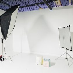 Our upstairs studio available for photographers to rent.