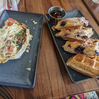 Link & Pin NorthCross - 3-egg omelette and blueberry Belgian waffle - Cocktail Bars Near Me - Huntersville, North Carolina Link & Pin NorthCross - 3-egg omelette and blueberry Belgian waffle - Cocktail Bars Near Me - Huntersville, North Carolina