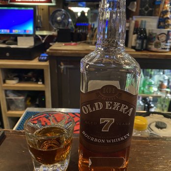 Whiskey Dave's - a bottle of old era 7 and a shot of whiskey - American Near Me - Big Bear Lake, California