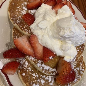 The Original Pancake House - Strawberry pancakes!!! - Pancakes Near Me - Chesterfield, Missouri