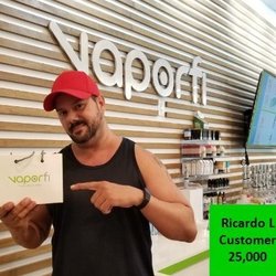 VaporFi CBD, Delta 8 THC, Kratom, & Custom Vape - Customer 25,000