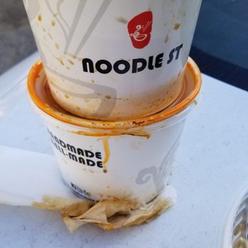 Noodle St - Bad packaging. - Noodles Near Me - Arcadia, California