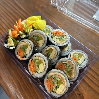 Ma’s Banchan - Fried Fish Cake Kimbap - Korean Near Me - Diamond Bar, California