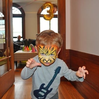 Add Some Fun Entertainment - Adorable tiger face paint at my kid's birthday party - Party & Event Planning Near Me Add Some Fun Entertainment - Adorable tiger face paint at my kid's birthday party - Party & Event Planning Near Me