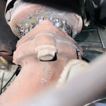 Exhaust Specialist - Weld job near catalytic converter - Auto Repair Near Me - Burlingame, California Exhaust Specialist - Weld job near catalytic converter - Auto Repair Near Me - Burlingame, California