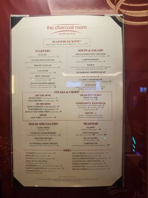 Menu photo 4 The Charcoal Room Las Vegas, NV Menu photo 4 The Charcoal Room Las Vegas, NV