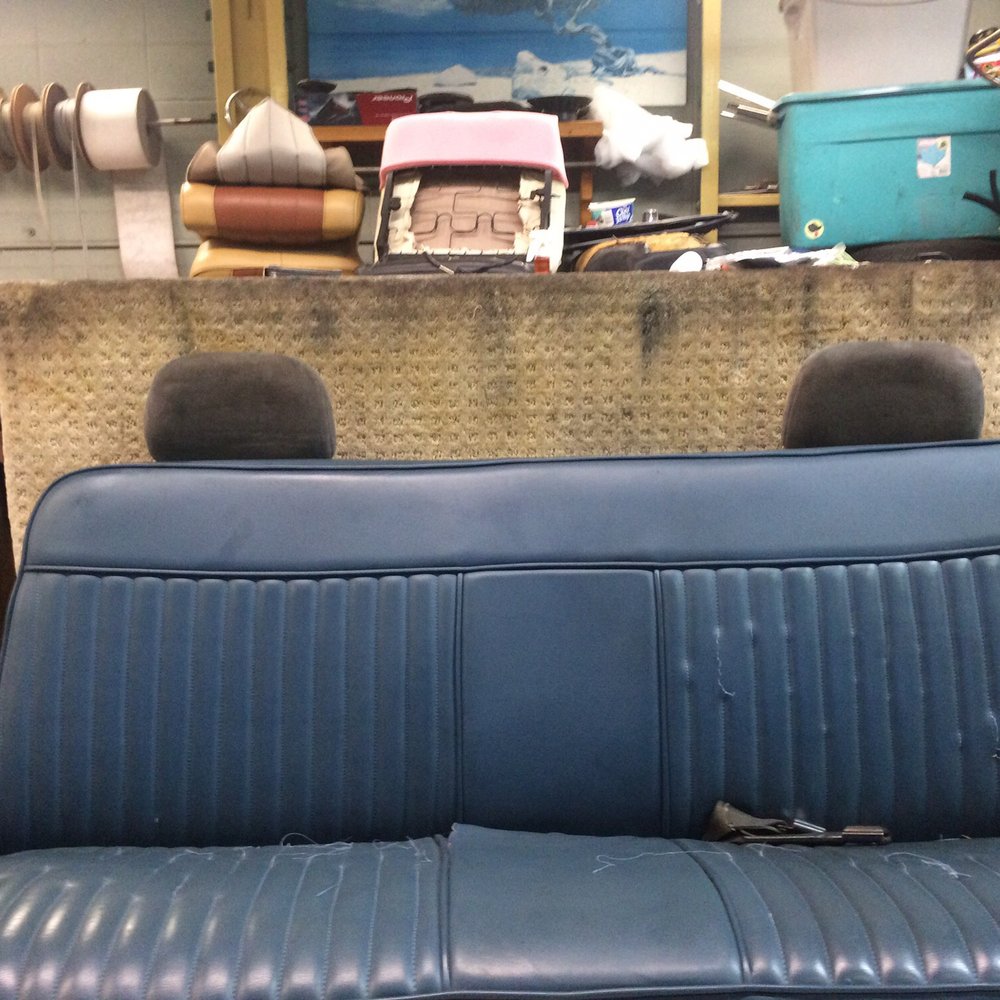 Vargas Auto Upholstery - My original seat with the headrests that they picked out. - Auto Upholstery Near Me - Sunnyvale, California Vargas Auto Upholstery - My original seat with the headrests that they picked out. - Auto Upholstery Near Me - Sunnyvale, California